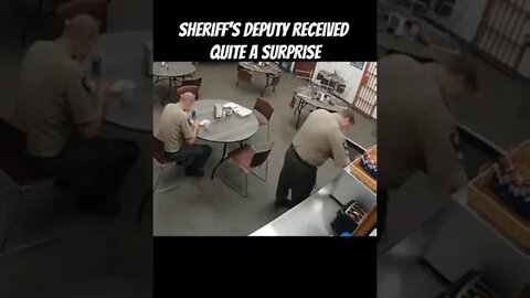 Deputy Learns Why Not To Microwave Eggs!