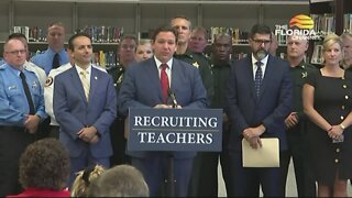 Gov. Ron DeSantis announces 3 initiatives for Florida teachers