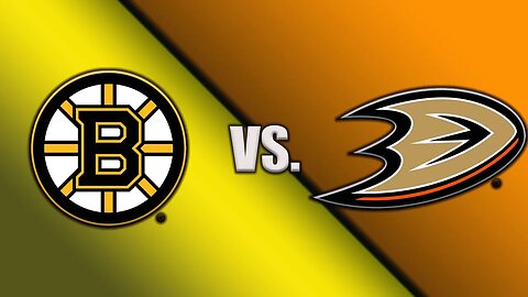 Boston Bruins vs Anaheim Ducks WATCH PARTY!