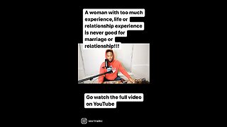 Never marry, a woman with too much dating experience!!!! #reels #reaction #relationship #women