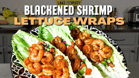 How to make QUICK & EASY Blackened Shrimp Lettuce Wraps | OPTAVIA Recipe