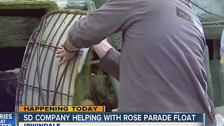 San Diego company helping with Rose Parade float