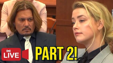 Watch Johnny Depp TESTIFY LIVE ON STAND Against Amber Heard's Attorney! #johnnydepp #amberheard