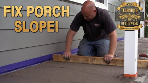 Create a Sloped Concrete Overlay!