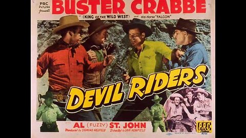 Billy the Kid in Devil Riders - Buster Crabbe