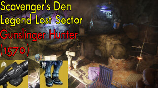 Destiny 2 | Scavenger`s Den | Legend Lost Sector | Hunter (w/ Star Scales) | Season 18