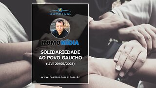 LIVE 20/05/2024 - SOLIDARIEDADE AO POVO GAÚCHO