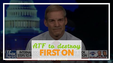ATF to destroy Fast and Furious weapons… Jim Jordan raises hell…
