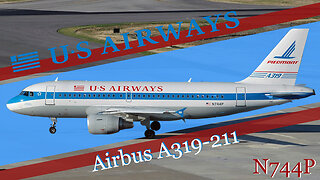 Exploring the Rich History of US Airways A319 'Piedmont Pacemaker' (N744P)