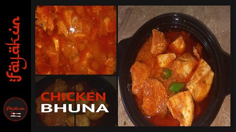 Chicken Bhuna style.karachi Dhaba Recipe Style