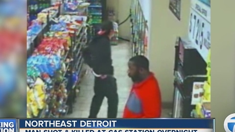 Man shot and killed near gas station in Detroit