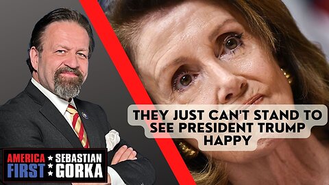 They just can't stand to see President Trump happy. Jennifer Horn with Dr. Gorka on AMERICA First