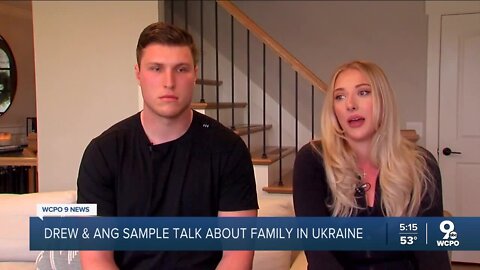 Bengals tight end Drew Sample, wife Ang hoping to get some family from Ukraine to US