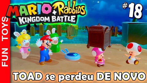 Mario + Rabbids Kingdom Battle #18 - TOAD se perdeu DE NOVO neste mundo ASSOMBRADO IRADO! 👻