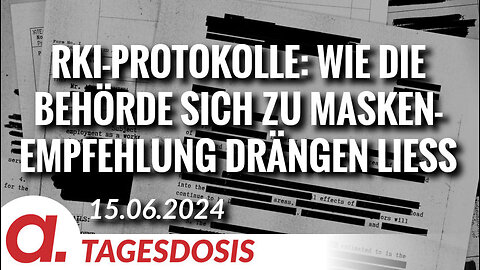 RKI-Protokolle: Wie die Behörde sich zur Maskenempfehlung drängen ließ | Von Norbert Häring