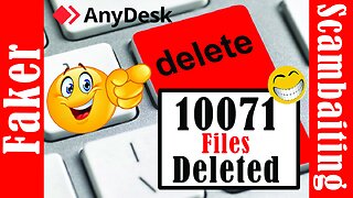 10,000 files deleted from scammers computer