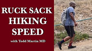 How to Walk Faster with a Weighted Ruck Sack