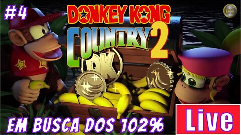 [🔴Live]Donkey Kong 2 em busca dos 102% #4
