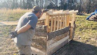 Part 2 Goat House build and fenced enclosure made entirely out of FREE pallets!