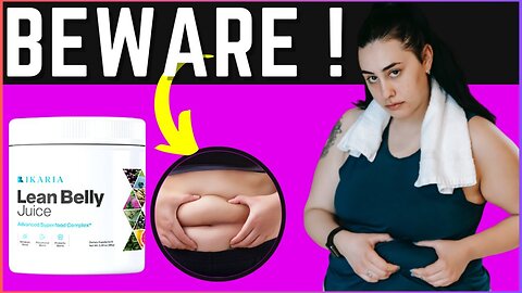 Ikaria Lean Belly Juice Reviews ⚠️((WATCH BEFORE!!))⚠️- Ikaria Weight Loss Supplement - #ikariajuice
