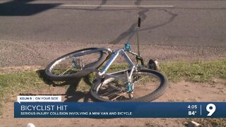 Bicyclist hit near East Benson Highway and South Park Avenue leads to exit-ramp closure