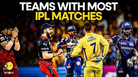 Teams with most matches in IPL | WION Originals