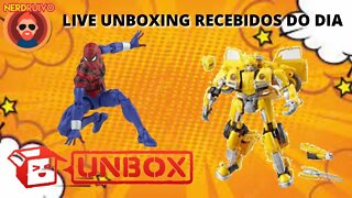 LIVE UNBOXING RECEBIDOS DO DIA