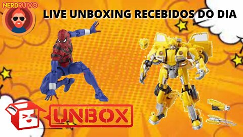 LIVE UNBOXING RECEBIDOS DO DIA