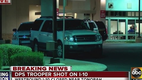 DPS Trooper shot on I-10 near Tonopah