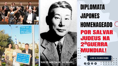 diplomata Japonês foi homenageado por salvar a vida de muitos Judeus na perseguição Na§ista