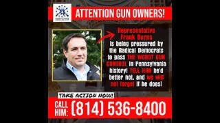 Frank Burns - The Deciding Vote on Gun Control in Pennsylvania?