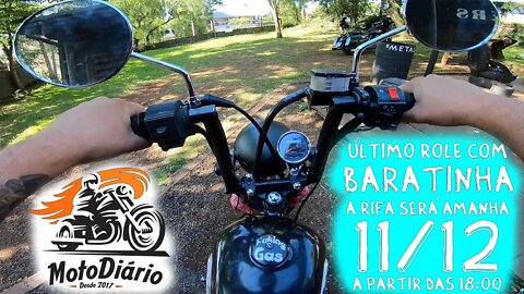 Intruder 125 CUSTOMIZADA: Último Rolê com BARATINHA Intruder 125, a rifa será Amanhã (11/12)