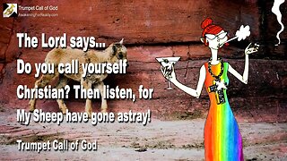 April 8, 2010 🎺 Do you call yourself Christian? Then listen, for My Sheep have gone astray