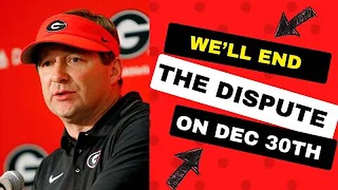 If GEORGIA BEATS FLORIDA STATE, does that END the CFP CONTROVERSY?