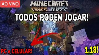 Minecraft AO VIVO COM INSCRITOS: SURVIVAL (SERVIDOR) - PC E CELULAR!