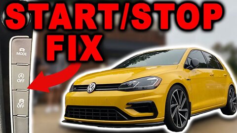 The Easy Way to "DEFAULT OFF" VW Auto Start Stop