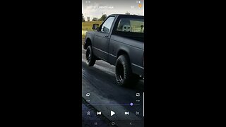 Nitrous 305 on 100 shot pulls wheelie