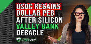 USDC Regains Dollar Peg, Crypto Daily TV 14/3/2023