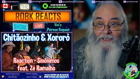 Chitãozinho & Xororó Reaction - Sinônimos (feat. Zé Ramalho) | English & Portuguese Subtitles