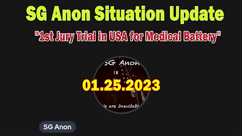 SG Anon Situation Update: "SG Anon Important Update, January 25, 2024"