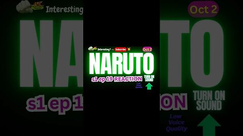 Naruto Anime S1 Ep 19 Reaction Theory | Harsh&Blunt Voice Short