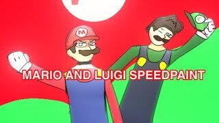 Mario and Luigi Speedpaint