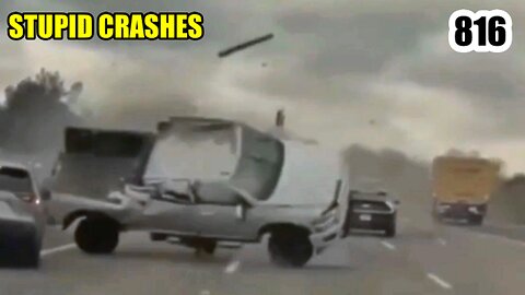 Stupid crashes 816 August 2023 car crash compilation