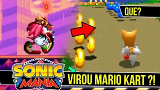 Sonic virou MARIO KART ?! - Sonic Mania Sonicverso #shorts