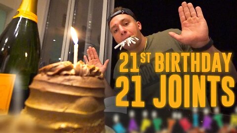 Smoking 21 Joints for my 21st Birthday - Deleted Stevewilldoit Video