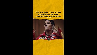 #teyanataylor Success is the greatest revenge.