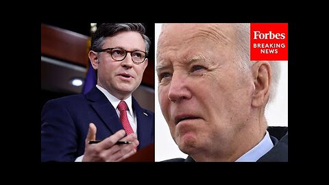 Speaker Johnson Issues Blunt Message To Biden Over Border