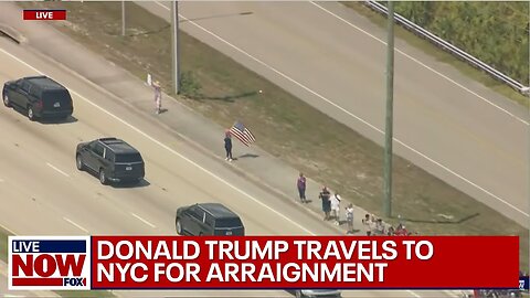 LIVE: Trump lands in New York City ahead of tomorrow's arraignment | LiveNOW from FOX Apr 4, 2023