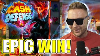 Cash Defense EPIC WIN 💰💥 New Slot Release!