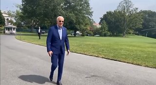 Joe Biden lets the world know